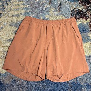 Lululemon Pace Breaker Linerless 7" XXL. desert sun